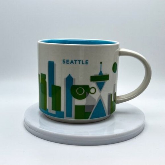 Starbucks Seattle You Are Here Coffee Mug Cup 14 oz 2013 - Picture 1 of 12